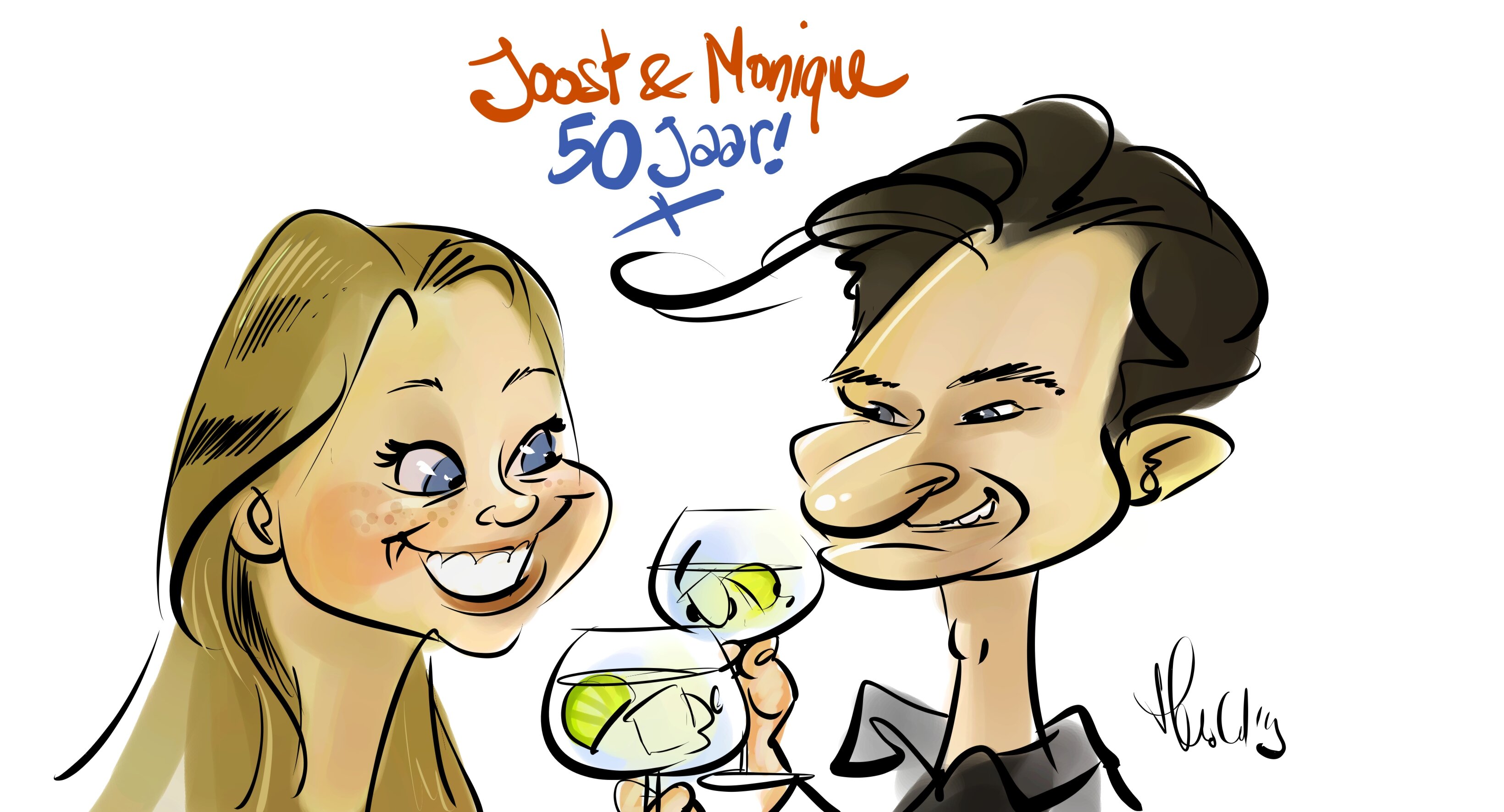 50ste verjaardag Joost & Monique